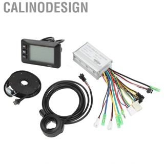 Calinodesign Electric Bike Controller 15A 36V 48V with LCD Display Thumb Throttle PAS  for 250W 350W  Accessories