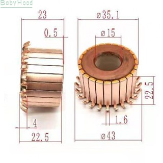 【Big Discounts】Upgrade Your Motors Performance with Wear Resistant Copper Commutator 24P Teeth#BBHOOD