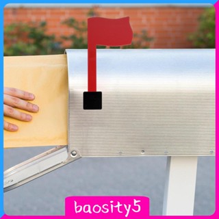 [Baosity5] ธงกล่องไปรษณีย์ มีกาวในตัว ทนทาน สีแดง สําหรับตกแต่ง