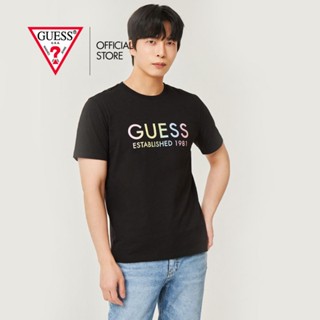 GUESS เสื้อยืดผู้ชาย รุ่น รุ่น MN2K9431 สีดำ