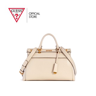 GUESS กระเป๋าสะพายผู้หญิง รุ่น BB898506 SESTRI LUXURY SATCHEL สีขาว