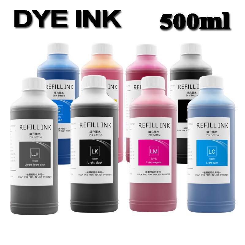 11 colors 500ML dye ink for EPSON T3000 T5000 T7000 P6000 4800 4880 7800 7880 9800 9880 7700 9700 79