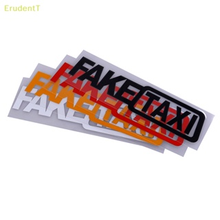 [ErudentT] สติกเกอร์ไวนิล FAKE TAXI FakeTaxi สําหรับตกแต่งรถยนต์ รถตู้ 1 ชิ้น
 [ใหม่]