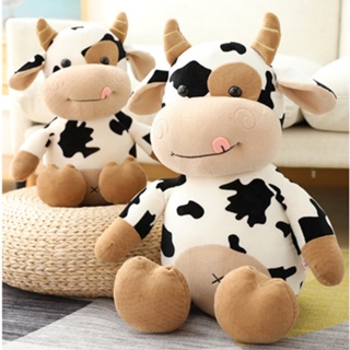 Hubble Mavericks Plush Toy Black and White Cow Doll Sofa Pillow Cloth Doll Couple Gift for Boys and Girls