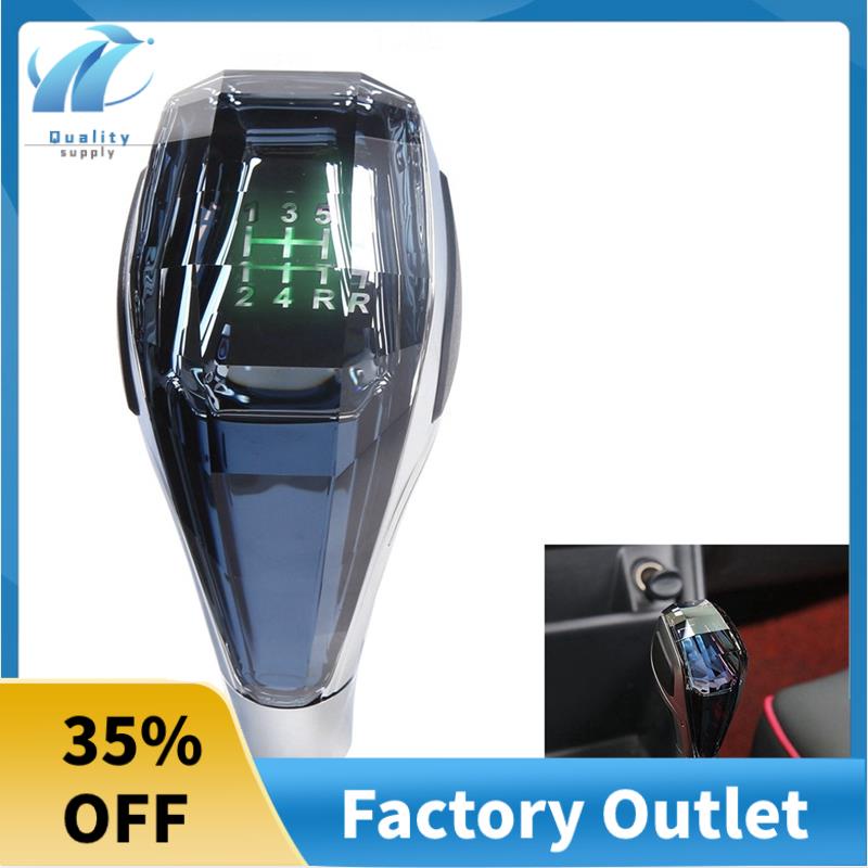 Superb รถ Universal LED คริสตัลจับเกียร์ธรรมดาเกียร์ Shift Knob Lever Stick Head สําหรับ Toyota Honda Hyundai Nissan