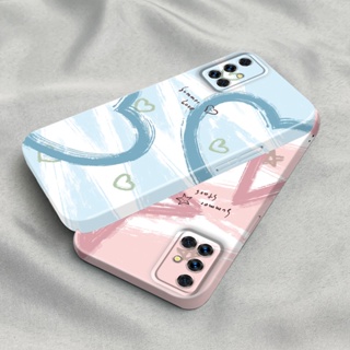 เคสโทรศัพท์มือถือ PC แข็ง ปิดด้านหลัง ลายดาว หลากสี สไตล์เกาหลี สําหรับ Samsung Galaxy A51 M40S A52 A53 A13 A04S A12 A12s A11 A04 A02 A02S A03