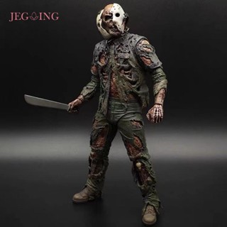 Neca Friday The 13TH Jason โมเดลฟิกเกอร์ PVC รูปภาพยนตร์สยองขวัญ Jason Voorhees ของเล่น ของขวัญวันเกิดฮาโลวีน [Jegos.Th]