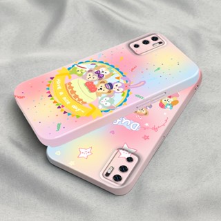 เคสโทรศัพท์มือถือ PC แข็ง ปิดด้านหลัง ลายหมีดัฟฟี่น่ารัก แวววาว สําหรับ Redmi Note 10 10T 11SE 9T 9 11 11S Pro Mi 11i 11X K30 Poco F2 X2 F3 M3