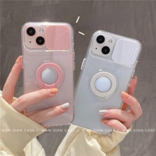 มีสไลด์ที่ขอบสีด้านหลังเพื่อปิดกล้อง เคสโทรศัพท์มือถือ ลายกล้อง สําหรับ iPhone 14 Pro Max 13 Pro Max 12 mini 12 Pro Max 11 Pro Max 7 8 Plus XS Max