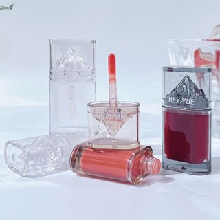 Qccuot Clear Water Gloss Lip น้ำมันบำรุงริมฝีปากน้ำผึ้งสำหรับ IceCool Shine ลิปกลอสริมฝีปากนิยามใหม่ Clear Watery Liquid ลิปสติก Lip Glaze Moisturizing Lip Oil Ice Mountain