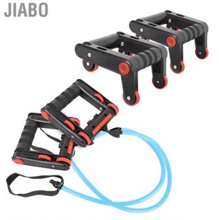 Jiabo Abdominal Roller  Black Red Workout for Exercise Equipment