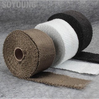 Soyoung Exhaust Heat Wrap Roll High Temperature    Insulation Tape for Motorcycle