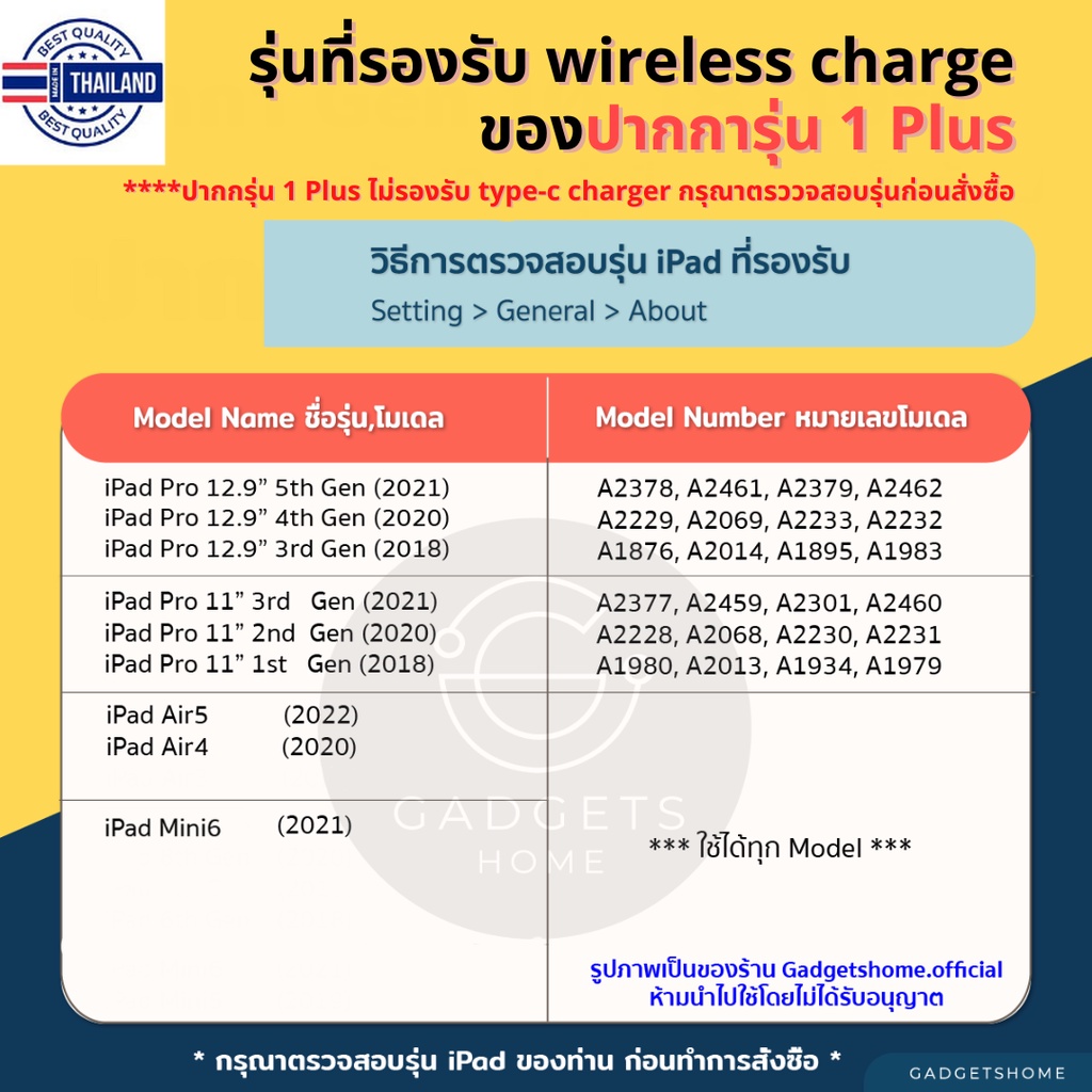 ส่งจากไทย ทุกวันวางมือได้ แรเงาได้ ชิปรุ่นใหม่สุด stylus pen gen10 gen18 gen19 year2021 ปากกาสไตลัส 