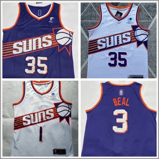 เสื้อกีฬาบาสเก็ตบอล ปักลายนกฟินิกซ์ Suns Jersey Embroidered Edition Durant Booker BealBasketball สําหรับผู้ชาย 2024