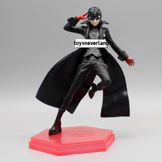 โมเดลฟิกเกอร์ Pvc รูปปั้น Persona Joker Amamiya Ren ขนาด 19 ซม. ของเล่นสําหรับเด็ก