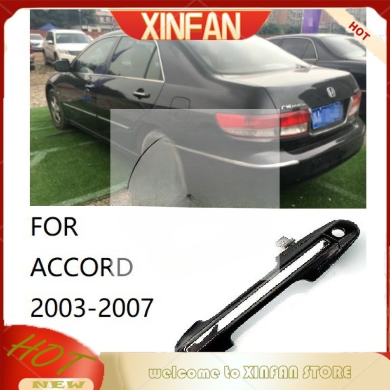 Xinfan มือจับประตูรถยนต์ ด้านนอก สําหรับ HONDA ACCORD 2003 2004 2005 2006 2007 CM4 CM5 72680-SDE-T01ZT 72640-SDE-T01ZT
