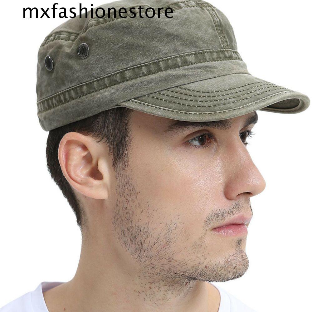 Mxfashione หมวกแก๊ปลําลอง โพลีเอสเตอร์ กันแดด สไตล์วินเทจ