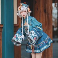 Lolita Little Zombie JSK ฮาโลวีน cos คอสเพลย์ lolita Daily Light lo กระโปรงชุดน่ารักหญิง