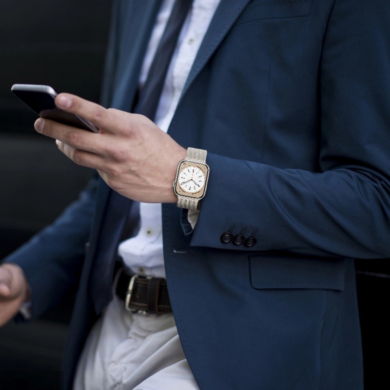 Band สําหรับสายนาฬิกา 42 มม.46 มม.44 มม.40 มม.45 มม.41 มม.38 มม.45 44 มม.สร้อยข้อมือ Series 11 10 9 3 4 5 6 SE 7 8 Ultra 3/2 49 มม. - รูปที่ 4