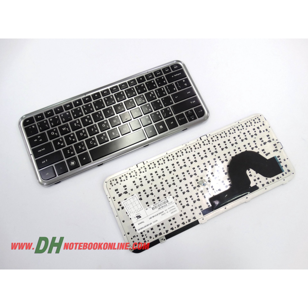 แป้นพิมพ์ คีย์บอร์ดโน๊ตบุ๊ค HP Pavilion DM3 DM3-1000 DM3-2000 Series Laptop Keyboard TH-ENG