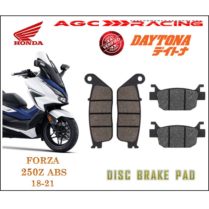ผ้าเบรค HONDA DISC FORZA 250 Z 18-21 คุณภาพดีที่สุด