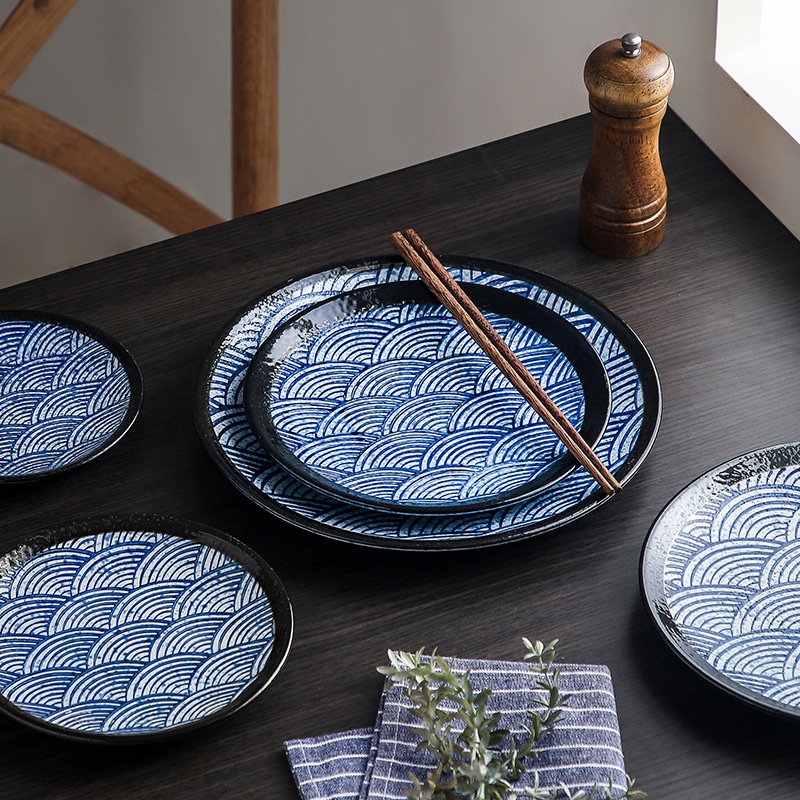 [JPN] จานเซรามิค ทรงตื้น