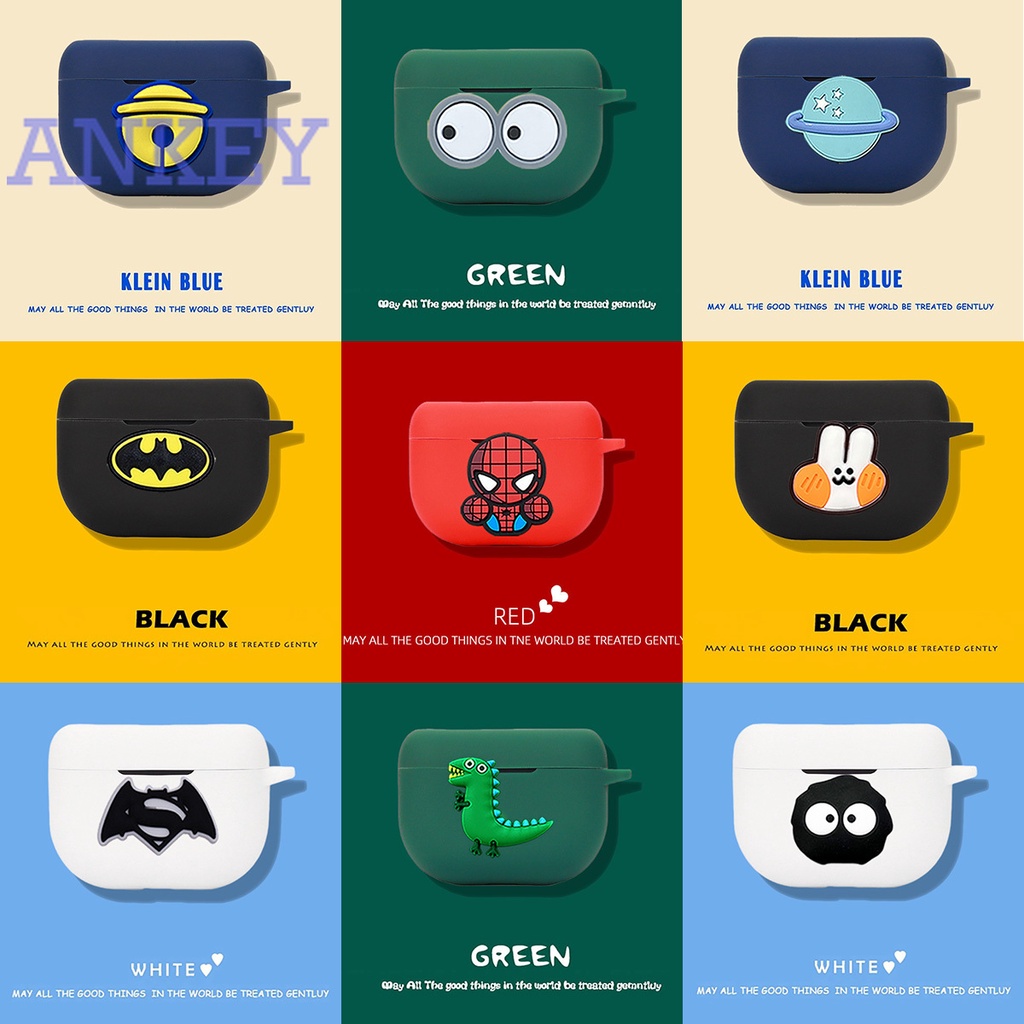 for Jabra Elite 10 / Elite 8 Active Case Protective Elite8 Elite10 silicone Cute Cartoon Covers Blue