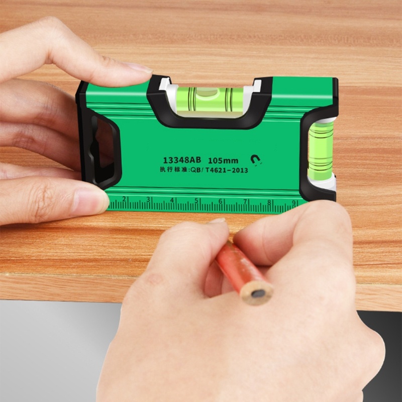 Mon Portable Magnetic Spirits Level HighPrecision Aluminium Construction Level Tools
