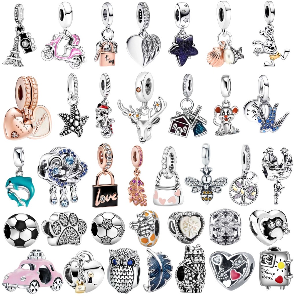 pan Charm รูปแบบต ่ างๆพร ้ อมบัญชีเหมาะสําหรับ DIY สร ้ อยข ้ อมือกระทะของขวัญเครื ่ องประดับที ่ สวยงาม