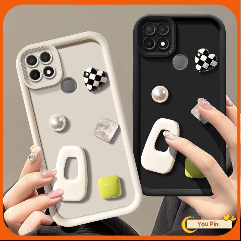 เคสโทรศัพท์มือถือ ลาย 3D แฮนด์เมด DIy สําหรับ Oppo A15 A15S case A74 A95 A55 4G