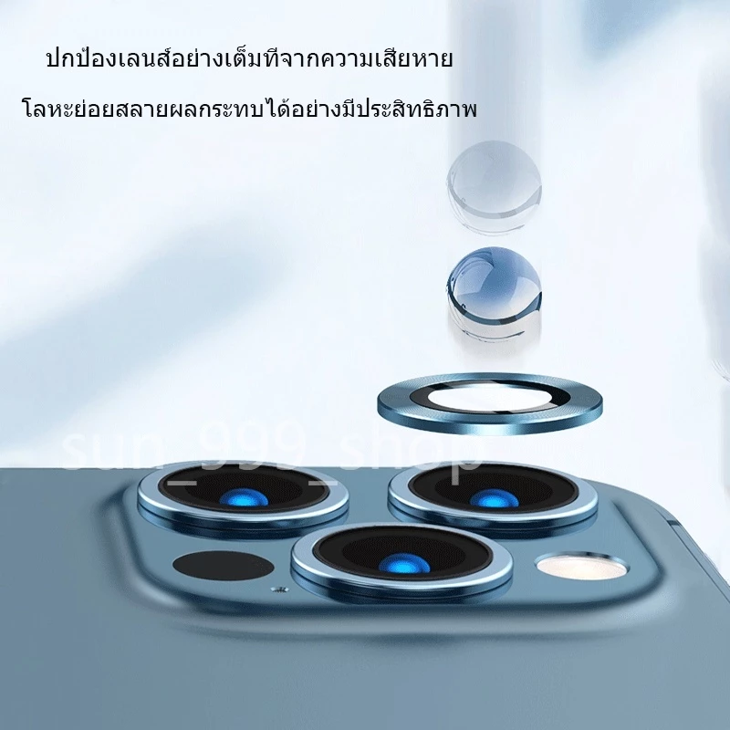 ฟิล์มกล้องสำหรับ ฟิล์มกล้อง for iphone17 16 15 14 pro max 11 12 13 ฟิล์ม กันเสือก กระจกกล้อง กล้องหลัง ฟิล์ม เลนส์กล้อง thumbnail 7