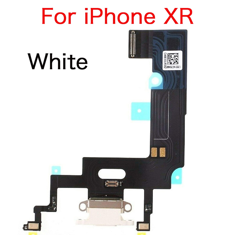 ชาร์จ USB Dock พอร์ต Flex Cable พร้อมไมโครโฟนสําหรับ iPhone 7 8 8P X XR XS Max เปลี่ยน - รูปที่ 4