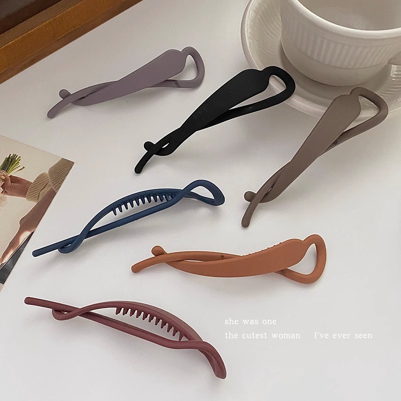 กิ๊บติดผมหางม้า แบบบิด หรูหรา เครื่องประดับ สําหรับผู้หญิง 1 ชิ้น - รูปที่ 2