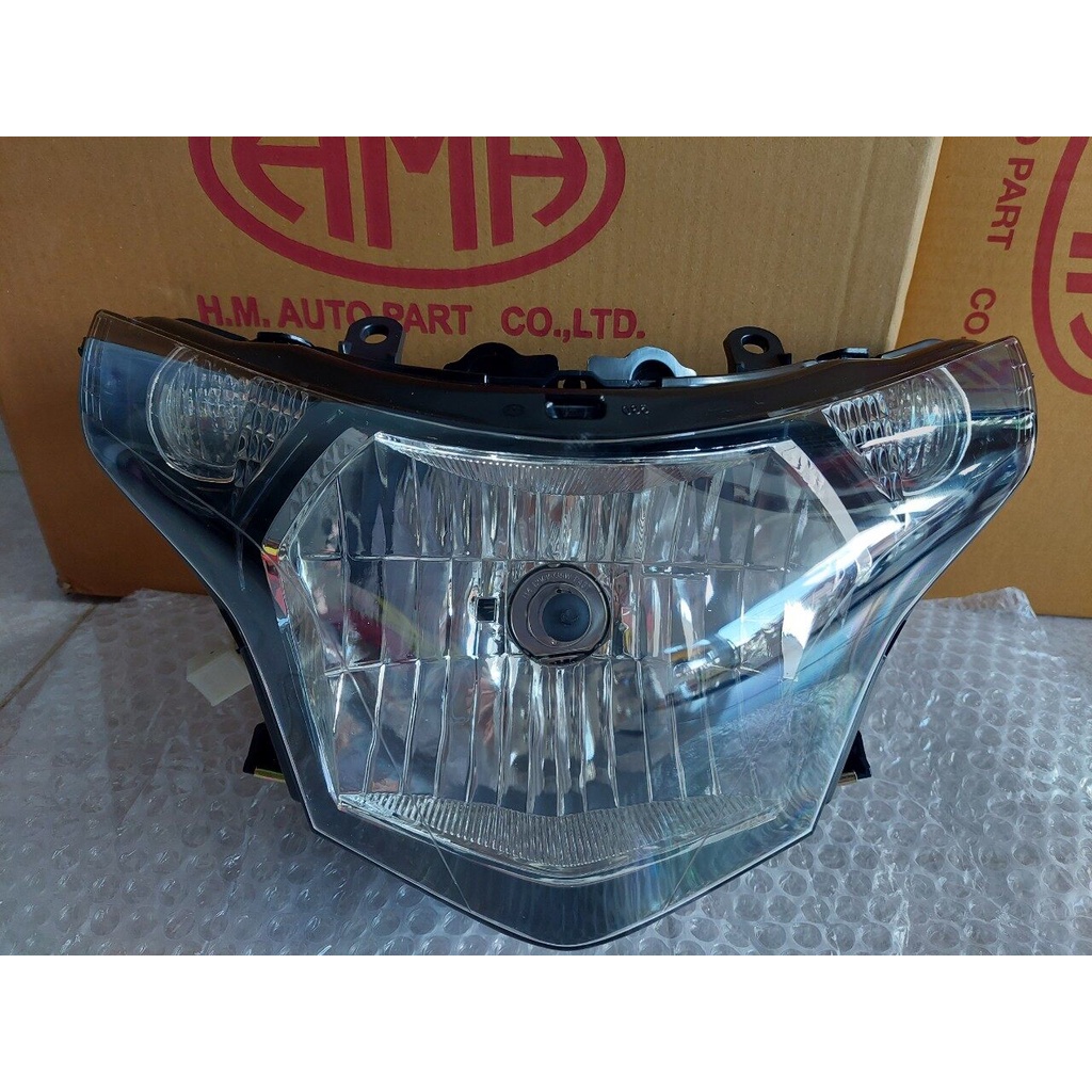 ไฟหน้า  (ติดรถ) CBR 150R, 250R, -I ปี 2011-2017) มีขั้วไฟเเละหลอดไฟ HMA Brand