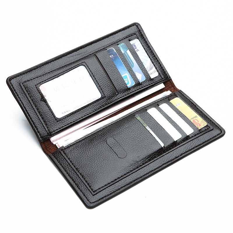 【สไตล์ใหม่】กระเป๋าสตางค์ ใบยาว ใส่บัตรได้หลายช่อง สไตล์เกาหลี เรียบง่าย แฟชั่นสําหรับผู้ชาย นักเรียน