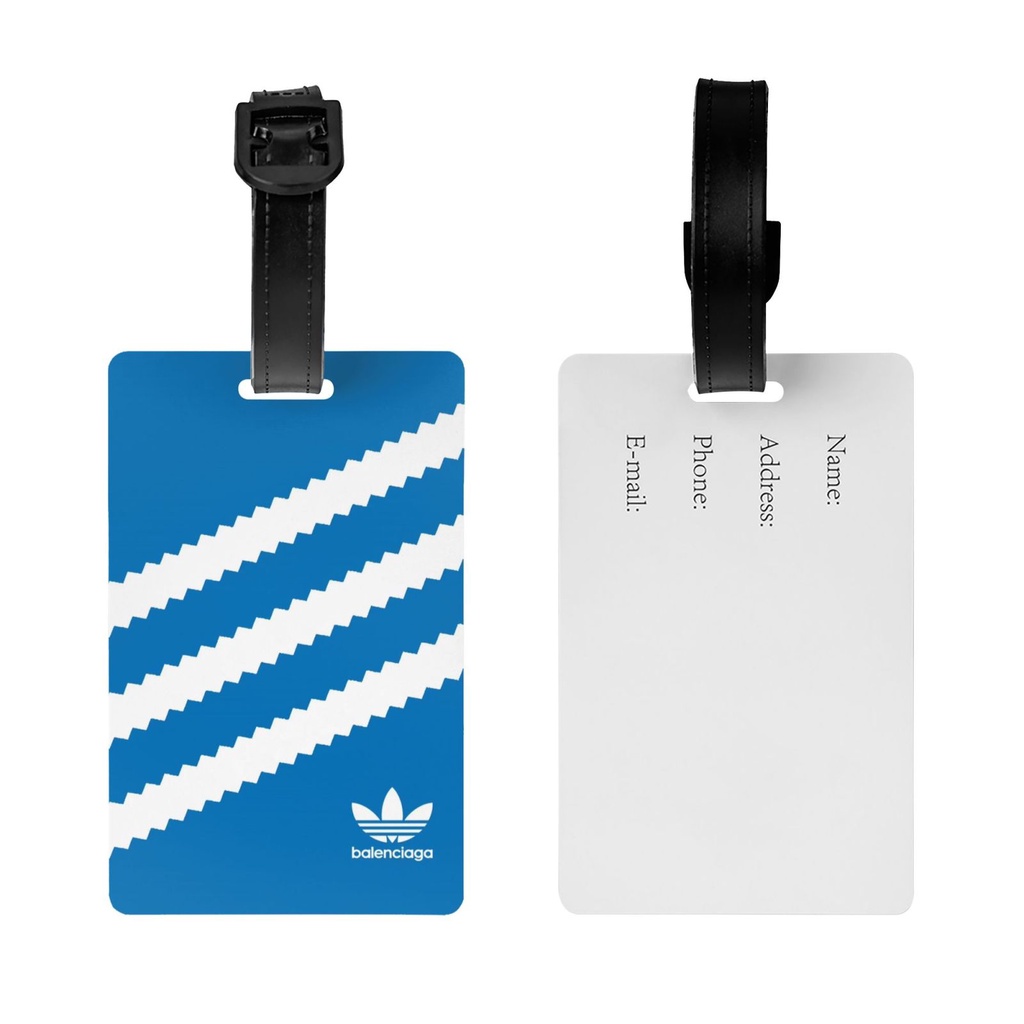 แท็กกระเป๋าเดินทาง luggage tag PVC พิมพ์ลาย ทนทาน
