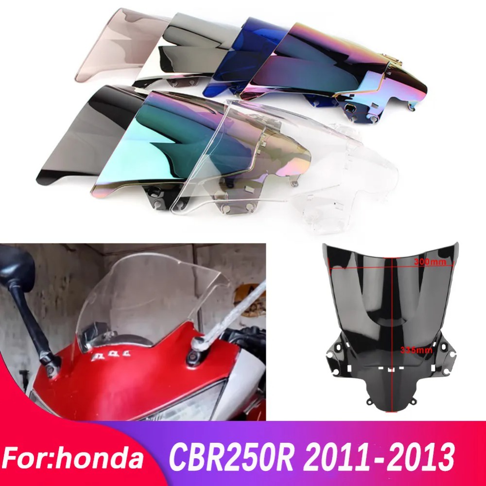 กระจกหน้ารถจักรยานยนต์ อุปกรณ์เสริม สําหรับ Honda CBR250R CBR 250 R 250R MC41 2010-2015