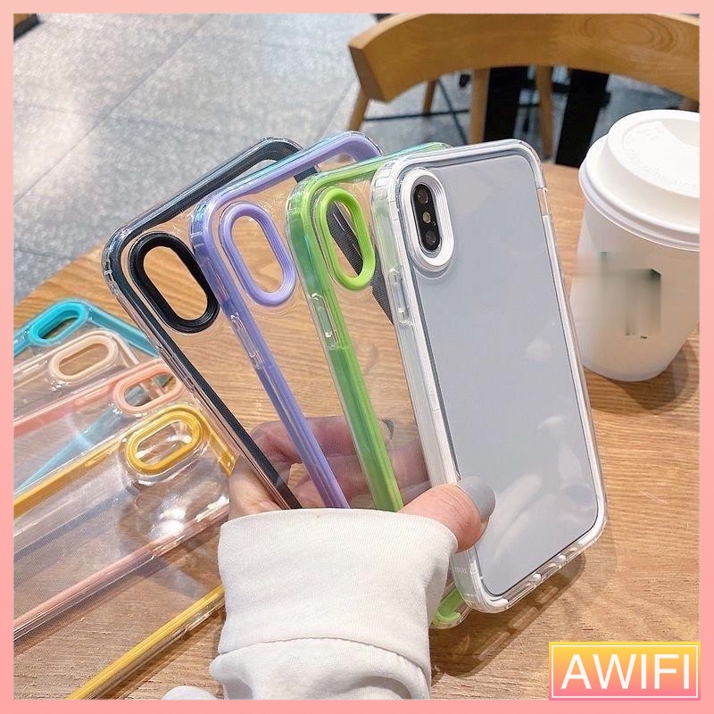 AWIFI เคสโทรศัพท์ แบบนิ่ม สำหรับรุ่น15 14 13 13PRO 13PROMAX 12 Pro Max 11 8plus 7plus 6 6s XR X XS Max SE 11Pro #024