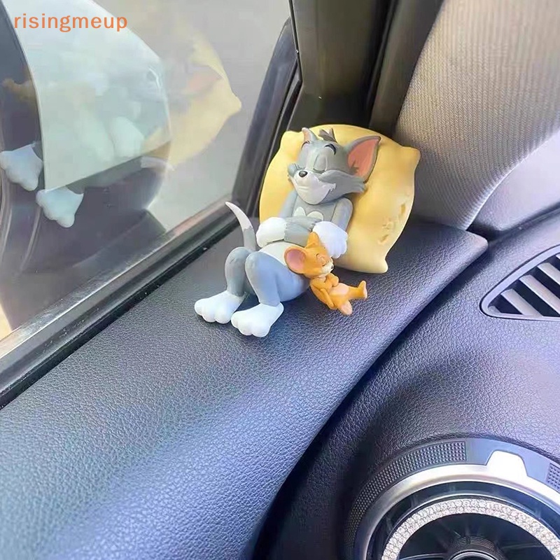 [risingmeup] หมอนตุ๊กตานุ่ม รูปการ์ตูน Tom And Jerry Tom Cat Mouse น่ารัก สําหรับตกแต่งโต๊ะ เก็บสะสม