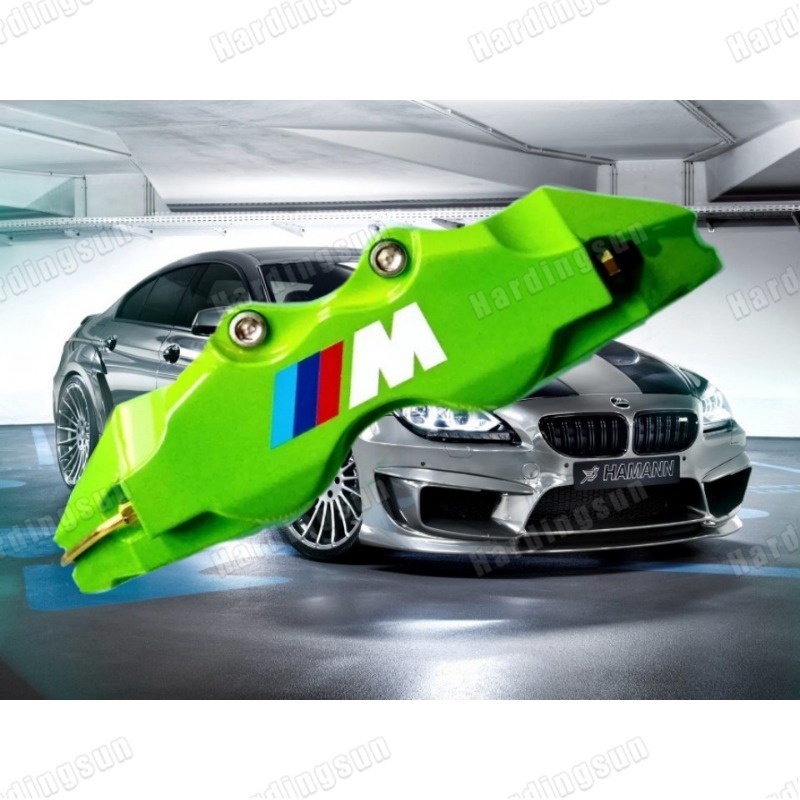 ฝาครอบดิสก์เบรกคาลิปเปอร์ พลาสติก ABS 8 สี สําหรับ Bmw E46 E39 E90 E60 E36 F30 F10 E30 X5 E53 E34 E87 E70 E92 E91 2 ชิ้น