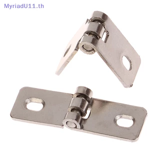 Myriadu บานพับสเตนเลส พับได้ สําหรับกล่องไวน์ เครื่องประดับ ของขวัญ ตกแต่งระเบียง 2 ชิ้น