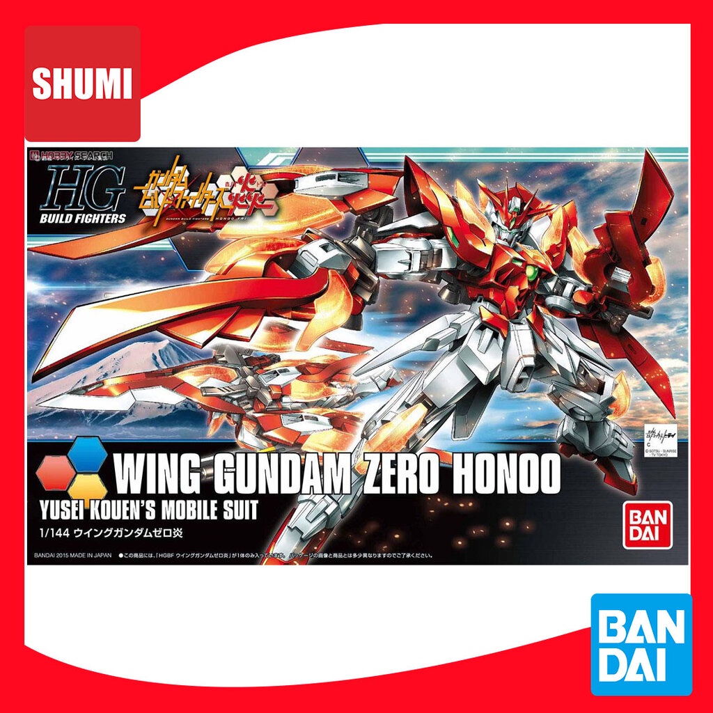 Bandai HG (HGBF) 1/144 WING GUNDAM ZERO HONOO 4573102554406 C3