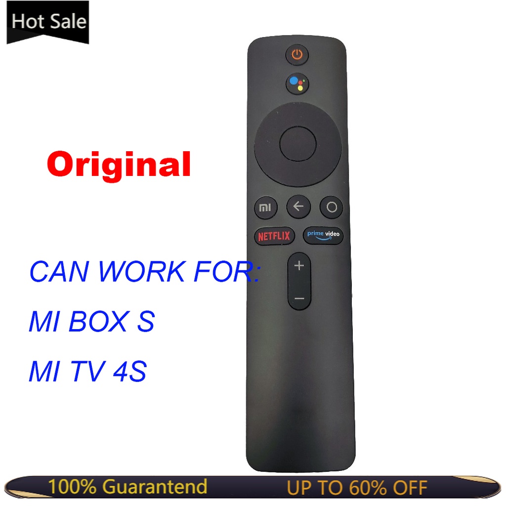 XMRM-00A เสียงรีโมทคอนโทรลสําหรับ Mi กล่อง S Mi Stick Tv Mi 4A 4S 4X 4K Ultra HD Android TV Mi กล่อง