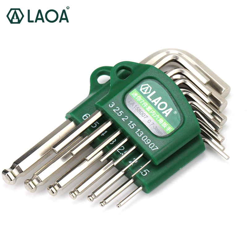 Laoa S2 ประแจหกเหลี่ยม ขนาดเล็ก 0.7 0.9 1.3 1.5 2 2.5 3 มม.