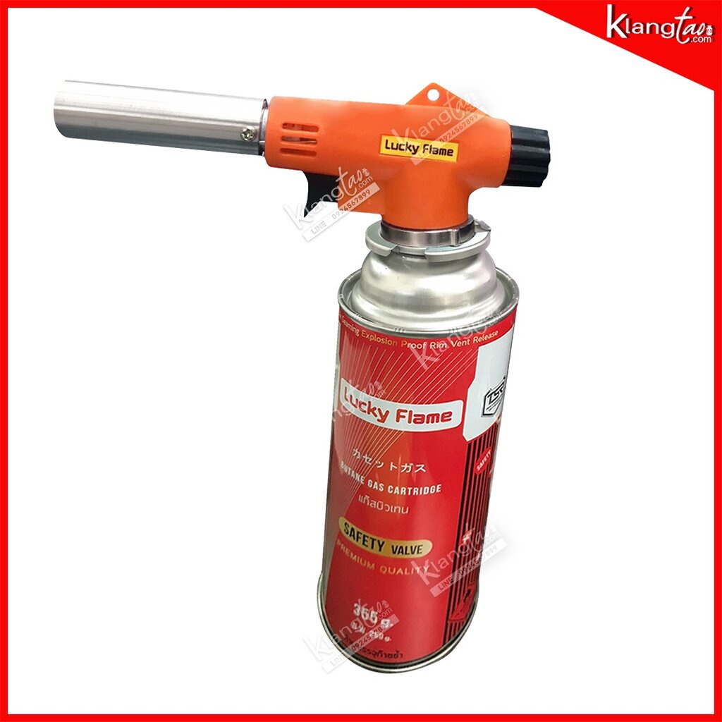 Lucky flame หัวพ่นไฟ ลัคกี้เฟลม รุ่น GT-201 หัวเบิร์น ใช้แก๊สกระป๋อง - รูปที่ 2