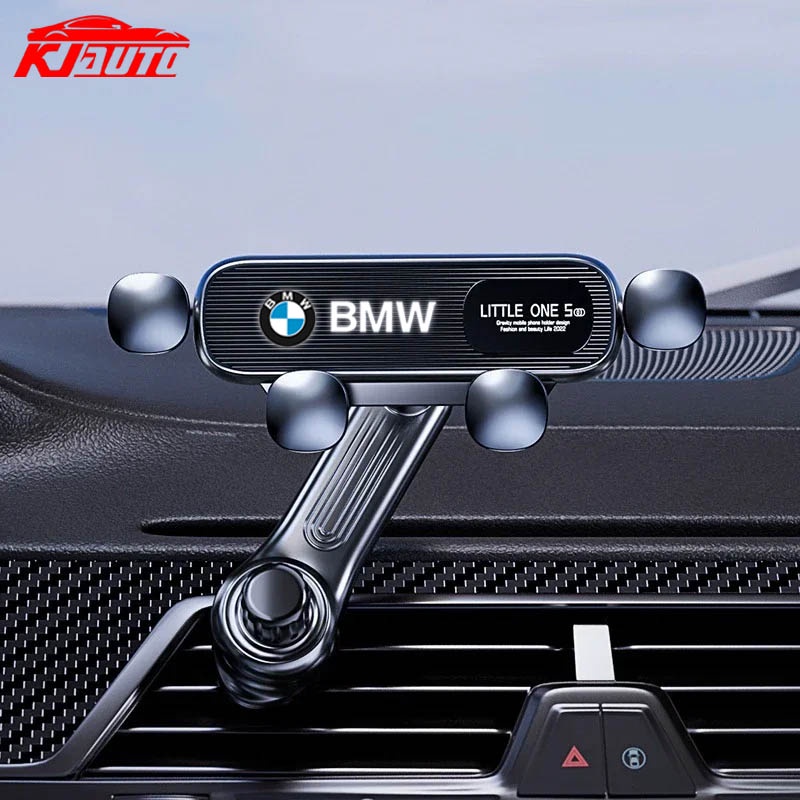 ที่วางโทรศัพท์มือถือ ช่องแอร์รถยนต์ BMW 360 ° ขาตั้งหมุนแรงโน้มถ่วง สําหรับ BMW G20 G30 G01 G02 G05 F48 F25 F15 F20 F30 F10 F45 E60 E90 E84