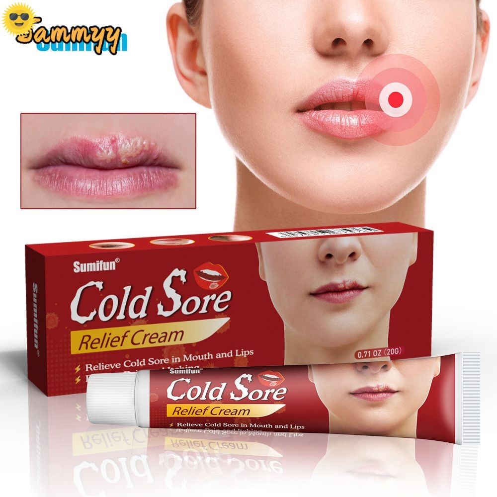Cold Sores Lip Cheilitis Treatments ครีม Herpes ต้านเชื้อแบคทีเรียครีม Chapped ริมฝีปากริ้วรอย Rehydration พลาสเตอร์ CRDPH