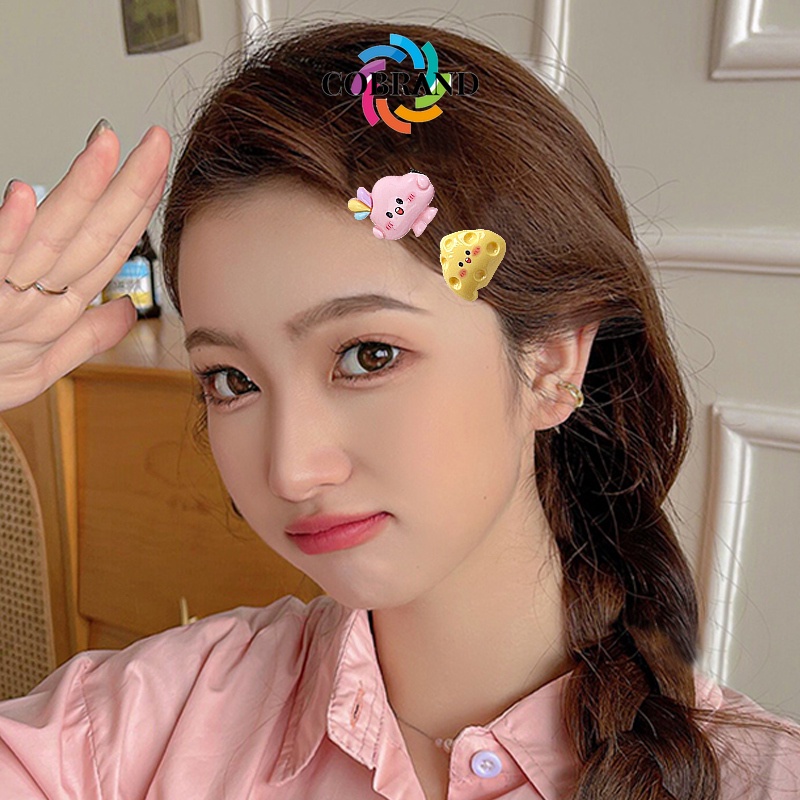 กิ๊บติดผมเมฆรูปดาวห้าแฉกกระต่ายลายการ์ตูนน่ารักเกาหลีละเอียดอ่อนหน้าม้าคลิปด้านข้างเครื่องประดับผมเด็กผู้หญิง.COBRANDIER