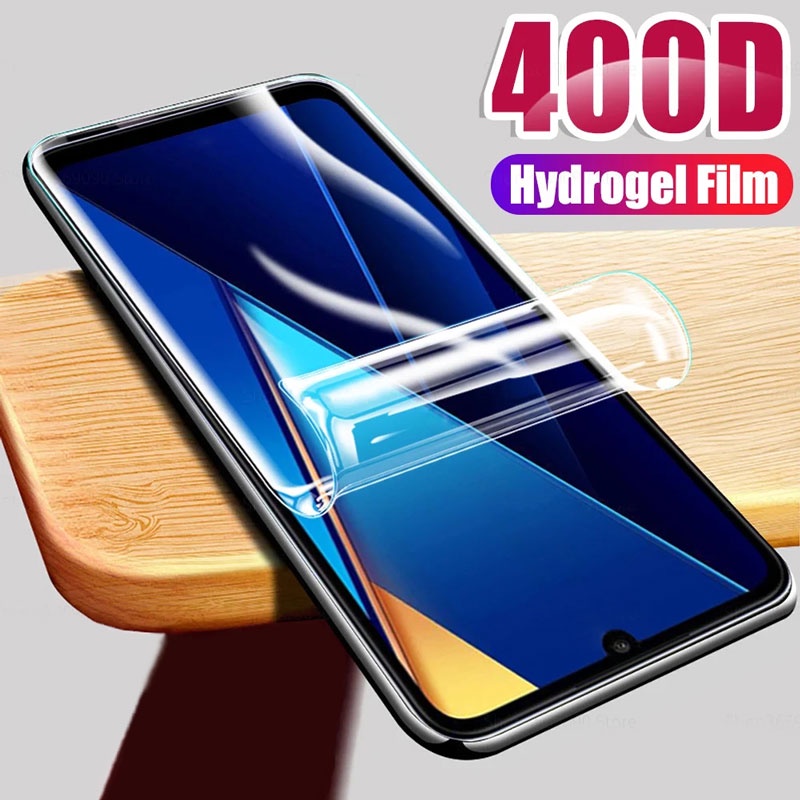 ฟิล์มกันรอยหน้าจอ ฟิล์มไฮโดรเจลนุ่ม แบบเต็มจอ กันมอง Xiaomi Poco C75 C61 C65 C55 C40 M7 M6 M5 M5s X7 X6 X5 X4 X3 NFC M4 M3 F6 F5 F4 F3 GT F2 Pro 4G 5G 2024 2025