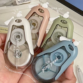 Morandi Mute Correction Tape Set – 4PCS 20m เทปความจุขนาดใหญ่สําหรับนักเรียนเครื่องเขียนและการทดสอบโรงเรียน
